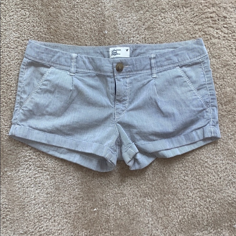 American Eagle striped shorts